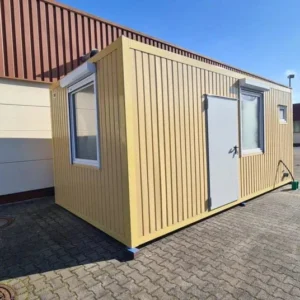 18m² Isolierter bezugsfertiger Container - Ultra-effizientes All-in-One-Studio
