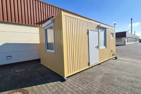 18m² Isolierter bezugsfertiger Container - Ultra-effizientes All-in-One-Studio